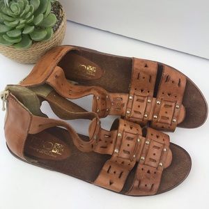 TOKO SLAVE SANDAL BRAZILIAN BROWN GENUINE LEATHER